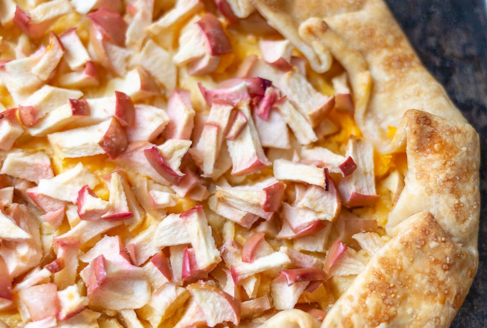 Red Prince Apple & Custard Galette